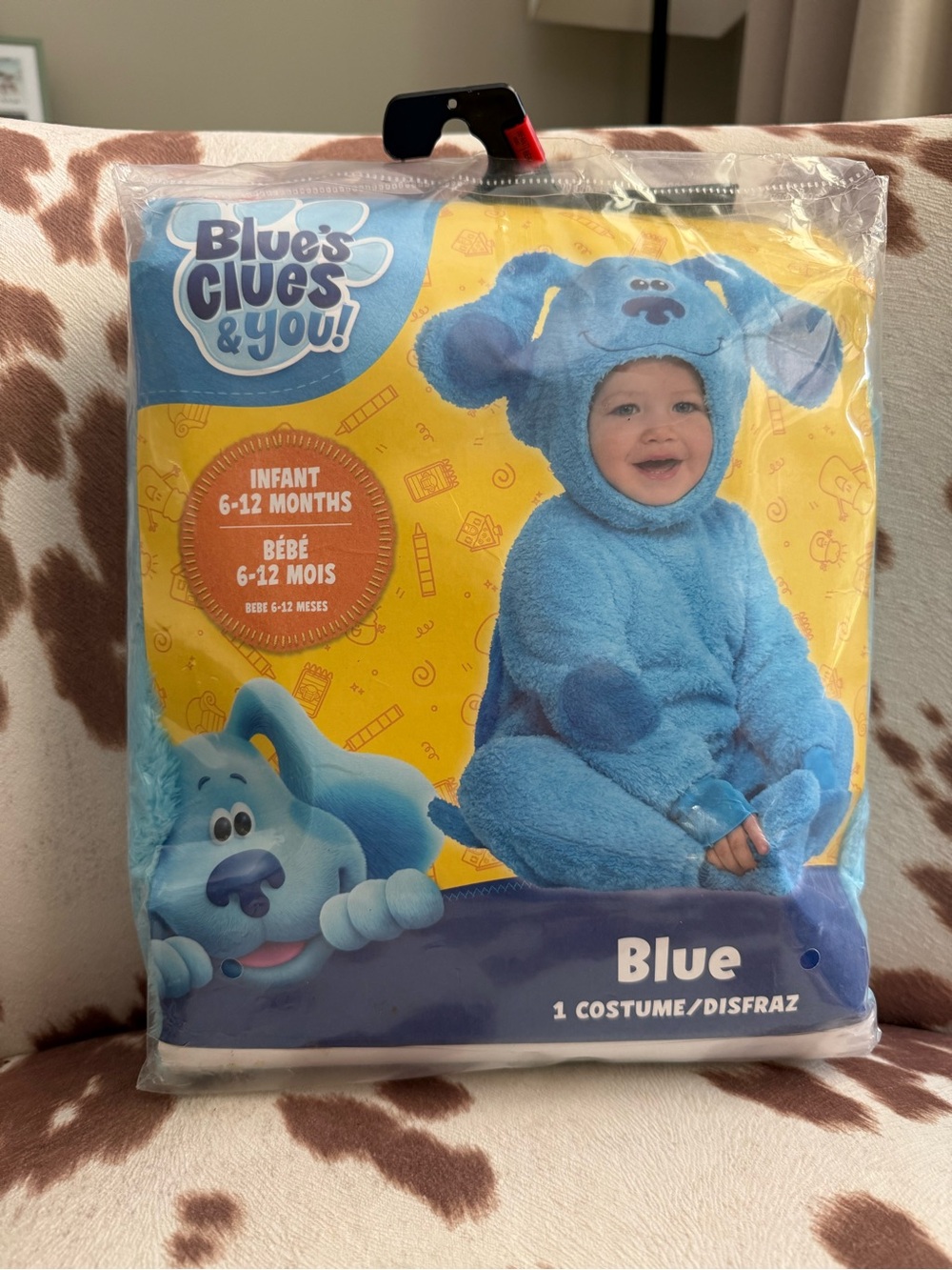 BRAND NEW Nickelodeon Blue's Clues & You Blue Infant Halloween Costume 6-12M